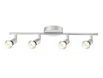 Globe Electric 58932 Payton 4-LIGHT Track Lighting Kit, Silver. Fixed Price $45.99.