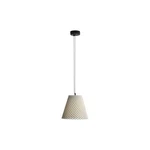 Golden Clarus 14" Led Pendant, White Sandstone Cement 2419-14WCT. Fixed Price $99.99.