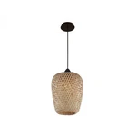 Avenue Lighting Tulum 9" Pendant, Bamboo Wicker And Black HF1001-BW. Fixed Price $309.60.