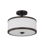 Sunset 3-LIGHT 100W Mb Payton Semi-flush Mount F21008-64. Fixed Price $89.99.