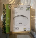 Good Earth Lighting Boston 14 Led Ceiling Fixture Brushed Nickel Hardwired. Fixed Price $35.99.