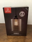 Globe Pendant Electric Annecy 1-LIGHT Plug-in Or Hardwire Dark Bronze New. Fixed Price $25.00.
