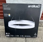Artika Pendant 1LIGHT 300W Modern Ring Dimmable Integrated Led Silver W/hardware. Fixed Price $150.00.