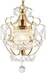 Elegant Gold Mini Crystal Chandelier For Bedroom, Dining, Kitchen Island. Fixed Price $94.99.