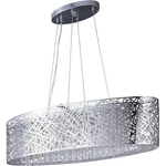 ET2 E21310-10PC/BUL Inca 9-LIGHT 12" Wide Polished Chrome Linear Pendant. Fixed Price $828.00.