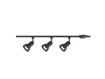 Hampton Bay 4 Ft. 3-LIGHT Black Integrated Led Linear Track Lighting Kit. Fixed Price $39.99.