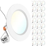 Sunco 24 Pack 6 Inch Recessed Retrofit, Can Lights For Ceiling, 1700 Lm.... Fixed Price $119.95.