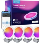 Govee Smart Recessed Lighting 4 Inch Wi-fi Bluetooth Direct Connect Rgbww Pack. Fixed Price $50.99.
