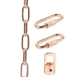 Antique Brass Pendant Chain For Light Fixture, Mirror Picture Suspension -.... Fixed Price $29.03.