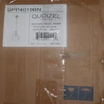 Quoizel Genie 1-LIGHT Mini Pendant Ceiling Lighting Brushed Nickel Glass. Fixed Price $84.99.