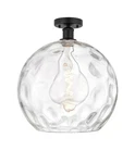 Innovations Lighting 616-1F-17-14 Athens Semi-flush 14"W Matte Black /. Fixed Price $321.20.