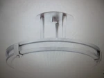 Lithonia Lighting 11750 Bn M4 Saturn Round 2 Energy Star 13 In. Semi Flush. Fixed Price $56.95.