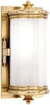 Bristol Aged Brass Wall Sconce - 5" Wide One Light Fixture By Hudson Valley. Fixed Price $1542.99.