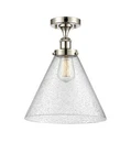 Innovations Lighting 916-1C-13-12-L Cone Semi-flush 12"W Nickel. Fixed Price $248.60.
