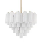 Crystorama Lighting Group ADD-312-WH Addis 27"W Brass. Fixed Price $2198.00.