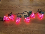 Purple Grape 6 Cluster Indoor/outdoor Decorative Lights 7 Ft Long. Fixed Price $8.95.
