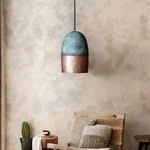 Vintage Copper Pendant Light For Island Kitchen Bedroom Style , Oxidized Pat. Fixed Price $270.00.