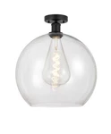 Innovations Lighting 616-1F-18-14 Athens Semi-flush 14"W Black. Fixed Price $294.80.