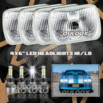 Fit For Chevrolet Caprice 1977-1986 4PCS 4X6" Projector Led Headlights Halo. Fixed Price $75.96.
