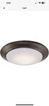 Trans Globe Lighting LED-30016-ROB Vanowen Flush Mount Rubbed Oil Bronze. Fixed Price $55.00.