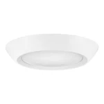 Lot Of 2 Commercial Electric 4" Led Disk Light Flush Mount 5CCT Dimmable White. Fixed Price $17.00.