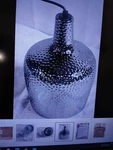 Autelo 8" Modern Hanging Glass Pendant Light Fixture- H9163GY Smokey Grey Finish. Fixed Price $25.00.