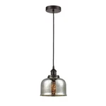 Innovations Bell 1LT 8" Mini Pendant, Bronze/silver Mercury 616-1PH-OB-G78. Fixed Price $156.20.