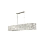 Fredrick Ramond Farrah Light Chandelier, Silver Leaf - FR33109SLF. Fixed Price $2549.15.