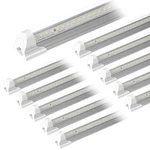 Szhlux 10 Pack Led Shop 4FT 42W 5000K 6300LM Daylight White V Shape T8. Fixed Price $136.15.