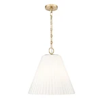 Z-lite Alaric Light 18" Pendant, Modern Gold/white 3042P18-MGLD. Fixed Price $354.00.