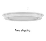 Commercial Electric 7 In. White Selectable Led Round Flush Mount, Low Profile. Fixed Price $32.00.