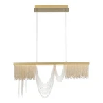 Eurofase 39283-016 Tenda Led Inch Gold Chandelier Ceiling Light. Fixed Price $839.99.