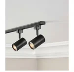 Hampton Bay Led 1-LIGHT Linear Track Lighting Cylinder Head Black 817780 Open Bo. Fixed Price $29.99.