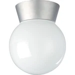 Nuvo Light 8" Utility Ceiling Mount W/ White Glass, Satin Aluminum SF77-152. Fixed Price $34.99.