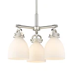 Innovations Lighting 410-3CR-16-20 Newton Bell Pendant White. Fixed Price $701.80.