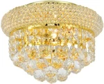 Elegant Lighting 1800F10G/RC Royal Cut Clear Crystal Primo 3-LIGHT, Single-tier. Fixed Price $232.00.