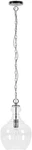Meyer & Cross Verona 1-LIGHT Brushed Nickel Pendant Clear Glass Shade PD1069. Fixed Price $32.52.
