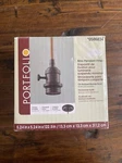 Portfolio 5.25-IN French Bronze Vintage Hardwired Mini Pendant #0586834 New!. Fixed Price $24.95.
