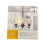 Roseall 3-LIGHT Chandelier Orb Traditional Dining Rooms, Foyers, Kitchens. Fixed Price $36.99.
