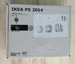 Niob Ikea David Wahl Ps 2014 14" Pendant Lamp White/silver Death Star 003.114.98. Fixed Price $55.00.