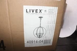 Livex Lighting Mini Chandelier Brushed Nickel Finish 40914-04. Fixed Price $48.60.
