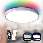 Smart Led Ceiling Fixture With Rgb Backlight, Homekit/siri Compatible. Fixed Price $139.99.