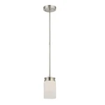 Nuvo Lighting Single 5" Wide Mini Pendant Brushed Nickel 60/4708. Fixed Price $24.99.