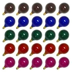 Sival G50 Globe Light Bulb 7W E12 Base 2" Diameter Multi Satin (pack Of 25). Fixed Price $29.15.