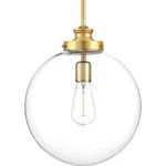 Progress Lighting Penn Golden Natural Brass Clear Glass Kitchen Pendant. Fixed Price $49.95.