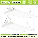 2X 220W Led Linear High Bay Light 33000LM EQV.1000W Mh 3000K 5000K Adjustable. Fixed Price $245.99.