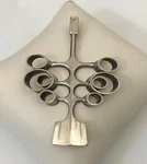 Vtg Mid-century David-andersen Sterling Silver Nordic Modernist Pendant..signed. Fixed Price $245.00.