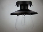 Globe Nate 1-LIGHT Oil Rubbed Bronze Flush Mount Ceiling With Clear Glass. Fixed Price $19.95.