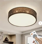 Tozing 15 Modern Black Integrated Led Dimmable Novelty Star Cloth Flush Mount. Fixed Price $24.99.