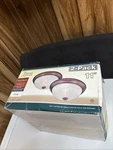 Patriot Lighting 2 Pack 11 Inch Flush Mount Indoor Ceiling Lights. Fixed Price $12.00.